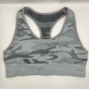 Gray Camo Sports Bra